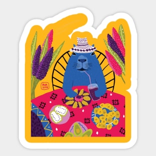 Colombian feast Sticker